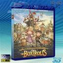   (限時特價50G-3D+2D影片) 怪怪箱 The Boxtrolls (2014) 藍光50G